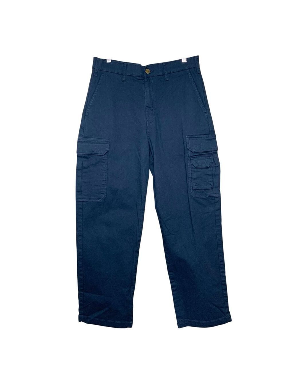 Dakota Work Pro Navy Blue Cargo Pants Stretch Sz 34X30 (Real 32" W) Work Wear